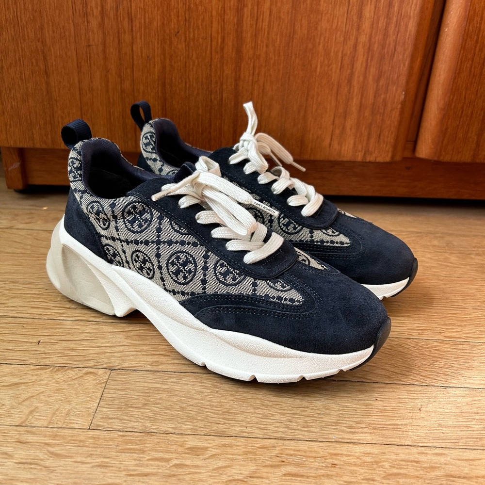 Tory Burch T Monogram Good Luck Sneakers
